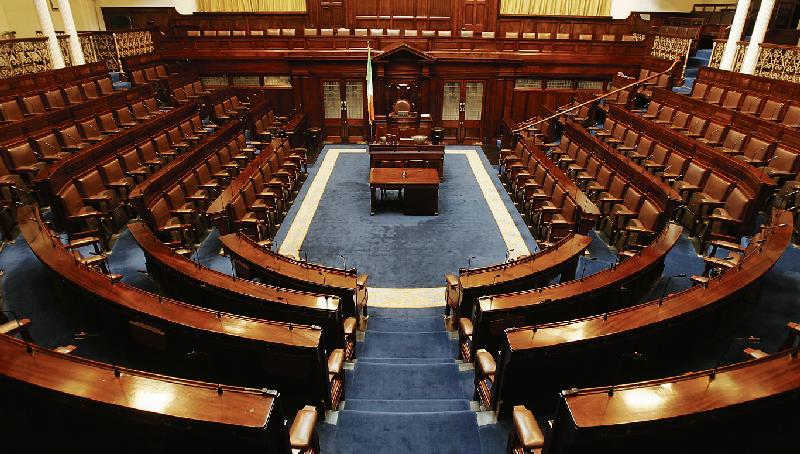 Dail Chamber...referedum discussions.