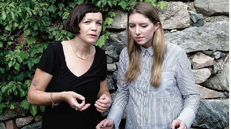 Emma Lohan and Anna Mullarkey who will be at the Black Gate on October 25 as part of their Black Atlantic tour.