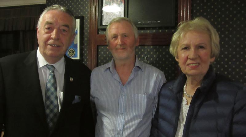 Jimmy Kilbane (centre), who has retired from Galway City Council after 30 years' service, pictured with councillors Padraig Conneely and Terry O'Flaherty.