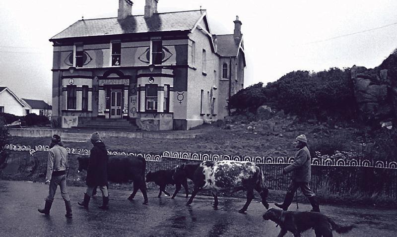 The house in Burtonport, which was home to the Atlantis community.