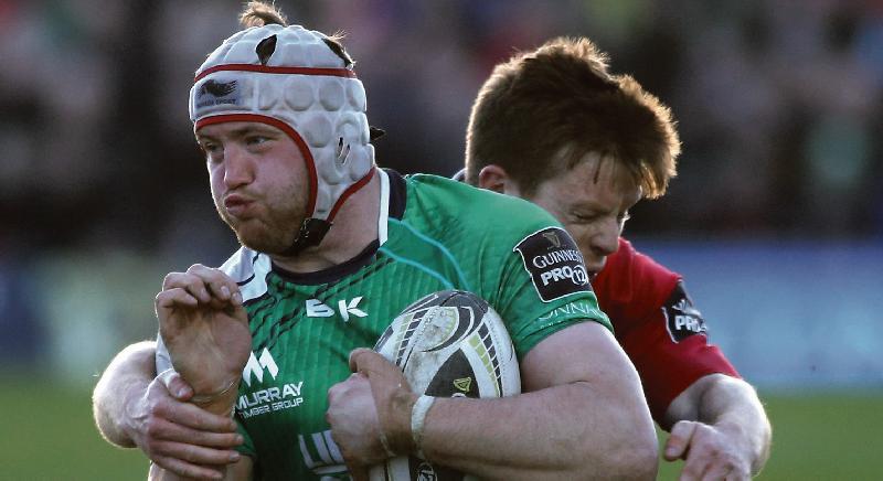 Connacht back row Eoin McKeon who is relishing another crack against Munster at the Sportsground on Friday.