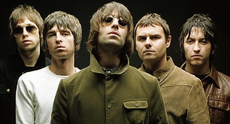 Oasis, with Noel and Liam Gallagher.