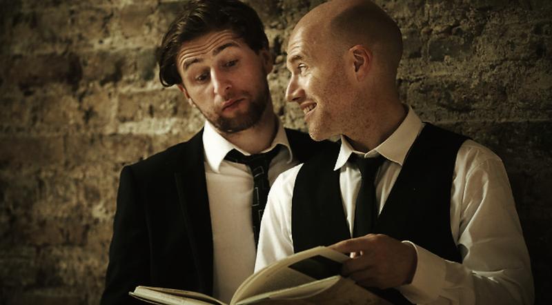 Aaron Monaghan and Bryan Burroughs performing A Christmas Carol at the Ark. It's in Galway next week.