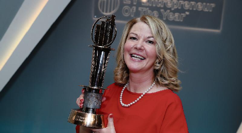 Evelyn O’Toole of CLS, winner of the EY Industry Entrepreneur Of The Year 2017.