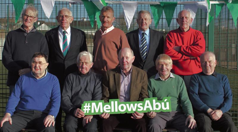 Some of the survivors from the last Liam Mellows team to win the county senior hurling title in 1970 are pictured at the club's grounds ahead of Sunday's Galway final between the city club and Gort. Back row, left to right: Ray Gilmore, Paddy Ryan, Liam Sammon, Matt O'Malley, Martin Ryan. Front row: Jimmy Hegarty, Paddy Kearns, Jim Bishop, John Walsh, Clarrie Quinn