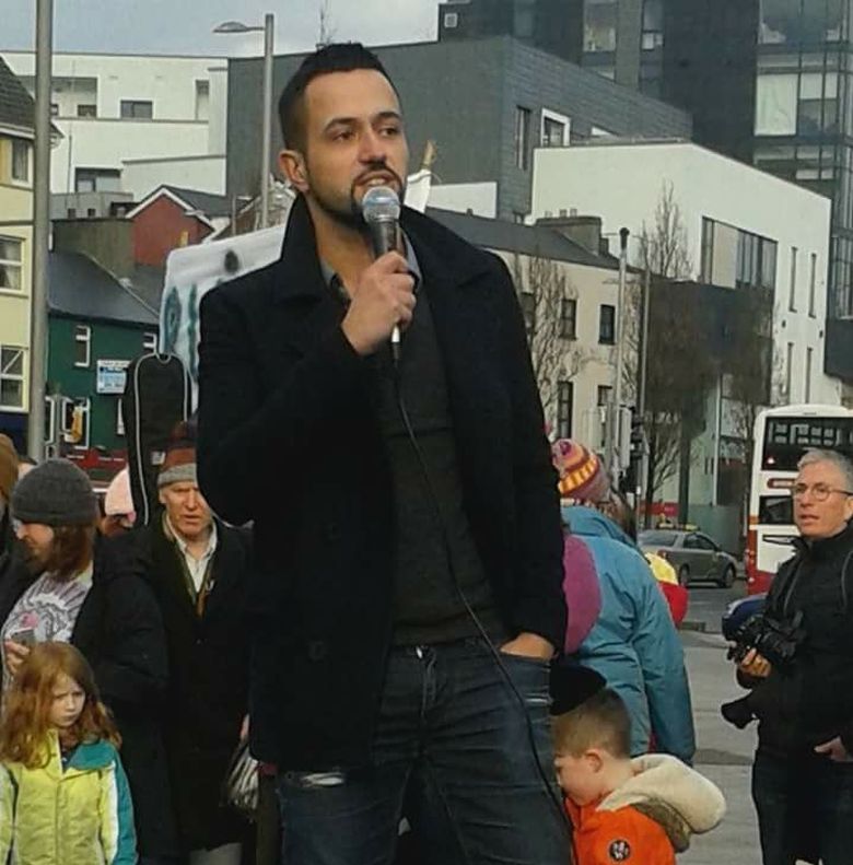 Joe Loughnane, chair of the Galway Anti-Racism Network: "I get the impression this is part of campaign to discredit us.”