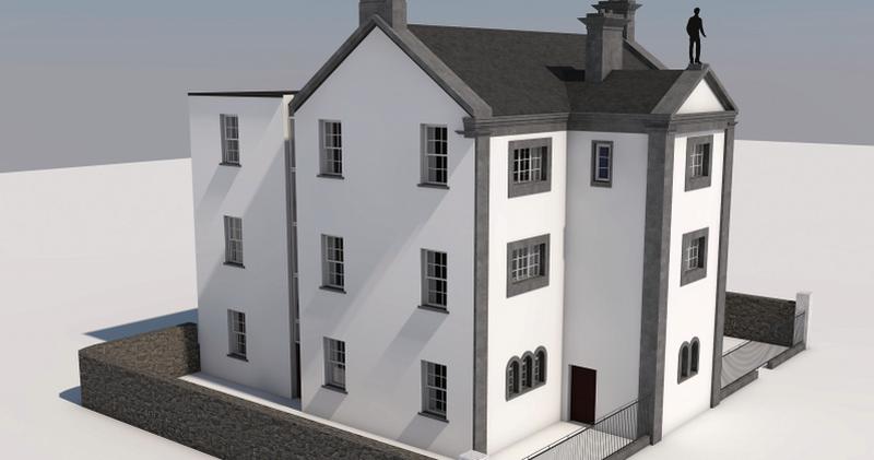 An artists impression of what the restored Piscatorial School will look like.