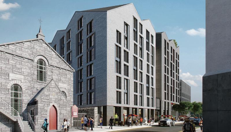 The proposed student accommodation development at Queen Street.