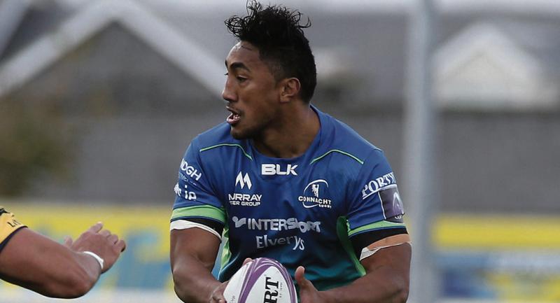 Connacht centre Bundee Aki who is expected to recover from an ankle injury in time to face Oyonnax on Saturday.