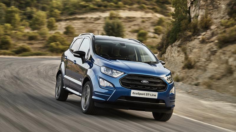 The Ford EcoSport ST-Line.