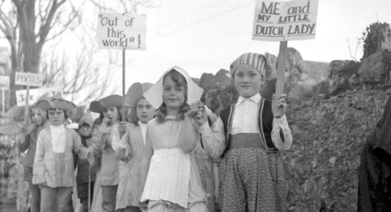 Participants in the Clarenbridge Fancy Dress competition in April 1967.