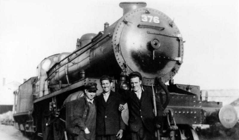 Rail workers at Galway Railway Station in 1955 (from left): Johnny Foy, Mervue; John Mulkerrins, Old Clybaun Road; and Dennis Lally Henry Street.