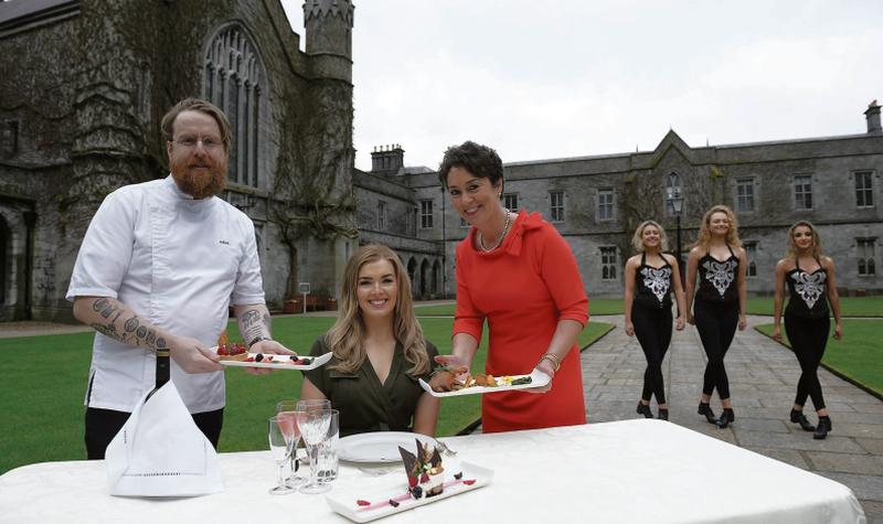 TG4’s weather girl Cáitlín Nic Aoidh got an early sample of the delights on offer at TouRRoir in Galway later this month from chef JP McMahon and Margaret Jeffares of Good Food Ireland. Photo: Andrew Downes, xposure.
