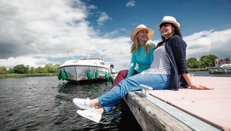 Tourism boost...an Emerald Star Shannon Cruiser at Portumna.