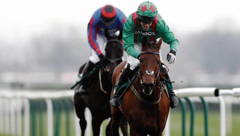 Balnaslow and Derek O'Connor winning the Foxhunters Chase at the big Aintree festival last Thursday.