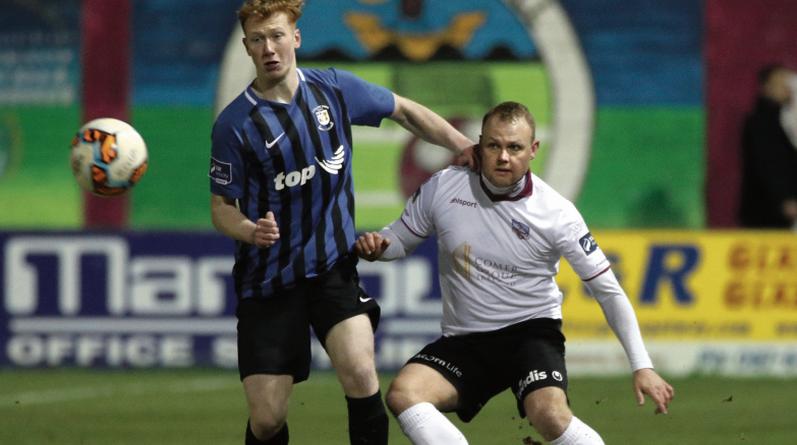 Galway United's Robbie Williams who has recovered from a calf injury and will line out against Wexford at Eamonn Deacy Park on Friday night.