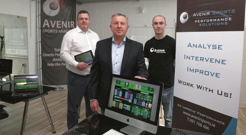 Paul Sweeney, Technical Manager, Tommy Conneely, Managing Director, and Dan Burke, Analysis Services Manager, at the launch of the Performance Solutions Course.