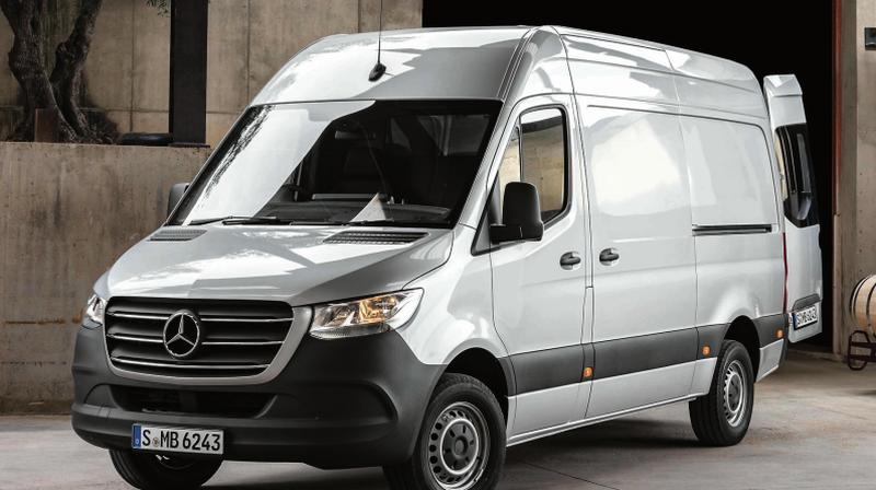 New Mercedes-Benz Sprinter Van.