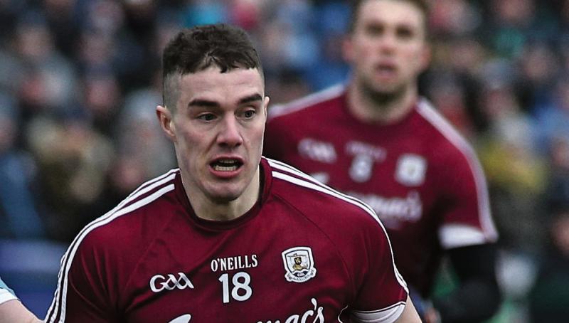 Galway's Eamonn Brannigan who faces a race to be fit in time for the big Mayo championship clash on Sunday week.