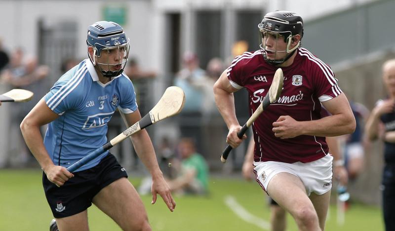 Galway's Joseph Cooney is chased by Dublin's Eoghan O'Donnell during last year's Leinster championship clash in Tullamore.