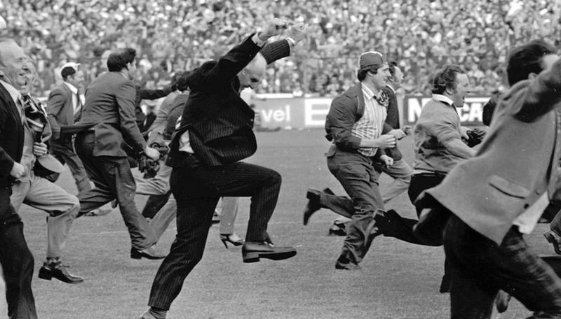 Unrestrained glee greeted Galway's 1980 All-Ireland hurling win as the fans cast off the shackles of a half-century of failures by invading the Croke Park pitch in a show of sheer delight.