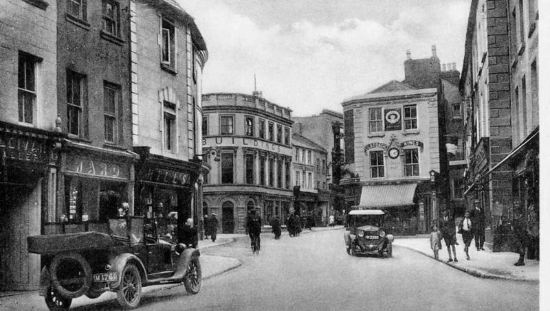 William Street in Galway in 1925 when motorised transport was still a relative rarity.