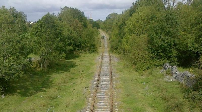 A section of the old railway line near Tuam.