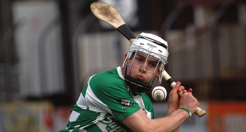 Killimordaly’s Paul Creaven who scored three points in their senior hurling championshuip draw with Killimordaly in Loughrea on Saturday.