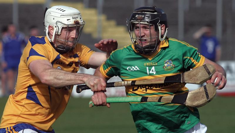 Gort’s Richie Cummins, pictured in action against Portumna's Andy Smith, was in top form in Sunday's senior hurling championship group win over Sarsfields.