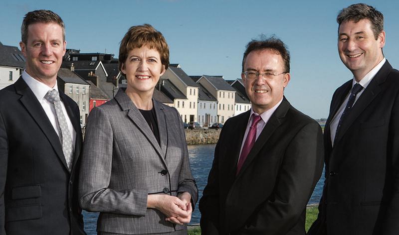 Announcing Mazars expansion into Galway were (from left) senior Mazars staff Austin Sammon, Mairéad Divilly, Paul Mee and Mark Kennedy.