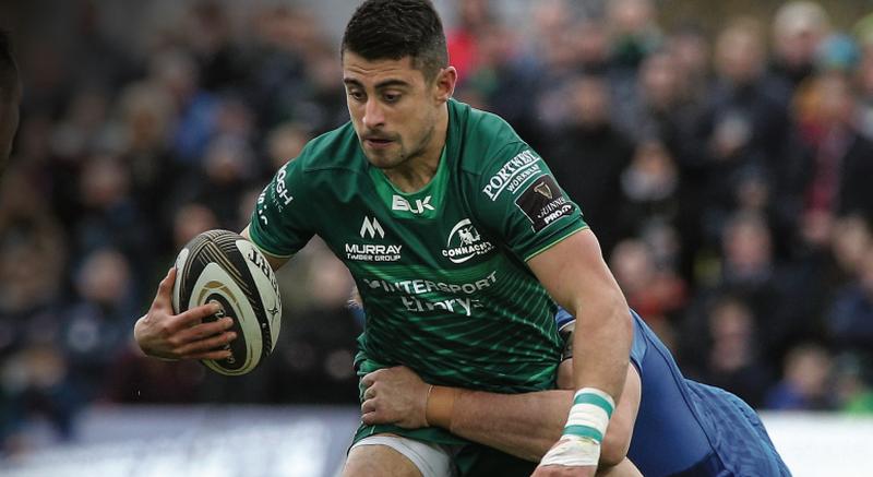 Tiernan O'Halloran opened Connacht's account in Belfast, but was then forced off injured.