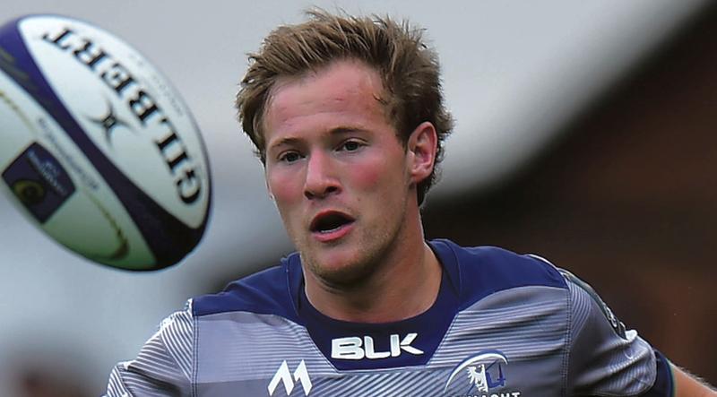 Connacht scrum half Kieran Marmion who faces three months on the sidelines due to an ankle injury.