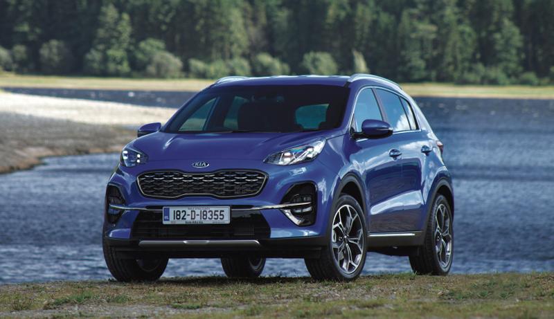 The Kia Sportage GT.