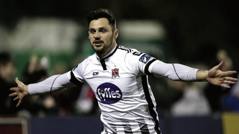 Loughrea man Patrick Hoban who scored 29 goals for Dundalk on their way to the Premier Division title last season.
