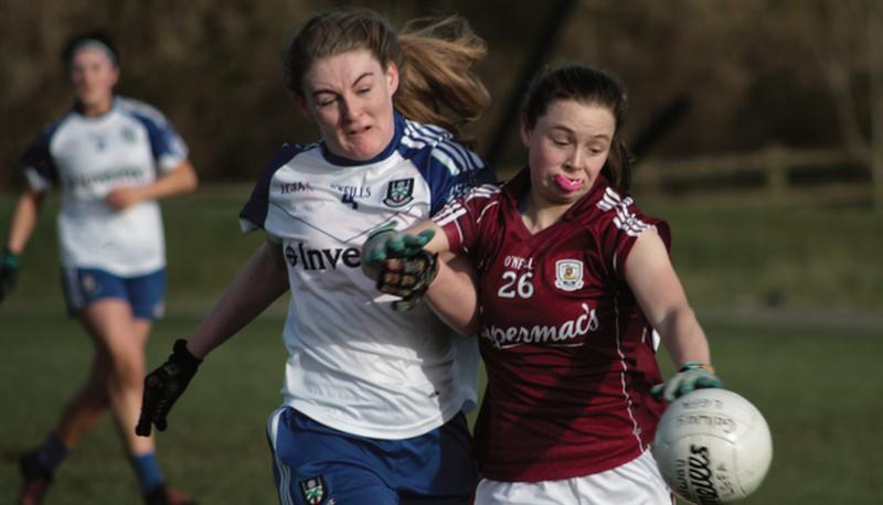 Aoife Thompson in action against Monaghan at the weekend.