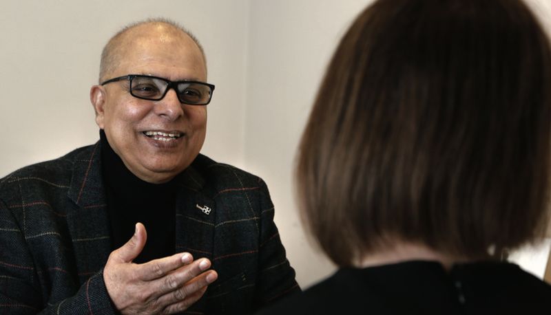 Dr Hussain Bhatti in his clinic in URBAN Wellbeing at the Tuam Road Retail Centre. Photo: Joe O'shaughnessy