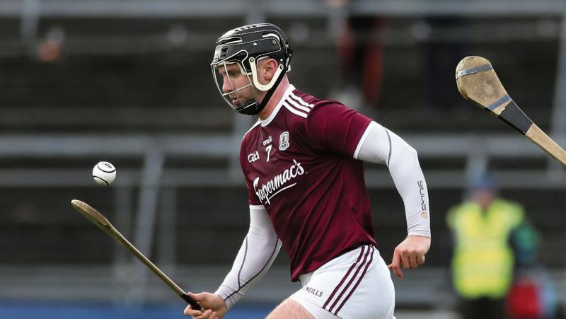 Galway defender Aidan Harte who scored a late point in their National League draw with Carlow at Netwatch Cullen Park on Sunday.