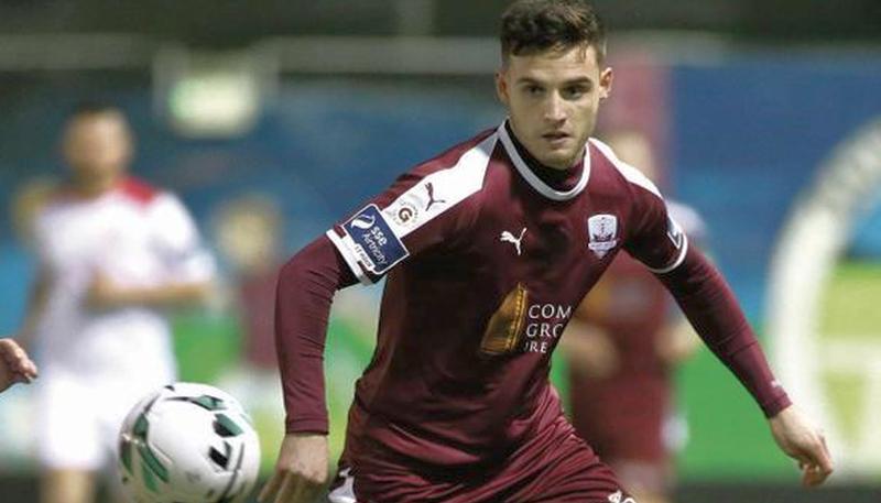 Galway United's Conor Barry who will be hoping for a first home league win of the campaign against Drogheda Utd on Friday night.