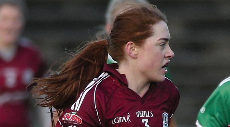 Galway's Sarah Lynch who produced an impressive defensive shift in Sunday's National League loss to Dublin in Moycullen.