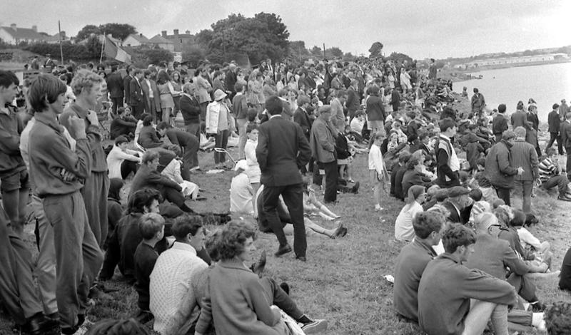 Some of the attendance at the Lough Atalia Carnival in Galway in July 1969.