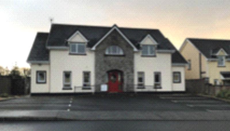 The block which includes the childcare facility in Woodlands, Lackagh.