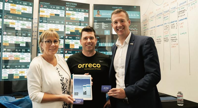 Orreco CEO Dr. Brian Moore pictured in at Orreco’s office in Los Angeles with Enterprise Ireland CEO Julie Sinnamon and Irish Consul General Western USA Robert O’Driscoll