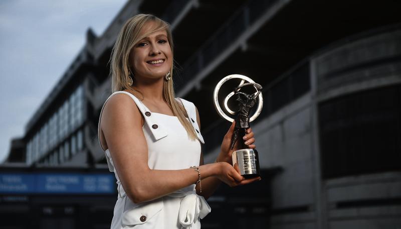 Ardrahan's Shauna Healy who was honoured with the AIB Connacht Camogie Club Provincial Player of the Year Award at the Croke Park Hotel. Photo: David Fitzgerald /Sportsfile.