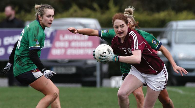 Galway full-back Sarah Lynch who be eager to help put the shackles on the Dionegal forwards in Saturday's National Ladies Football League semi-final in Longford.