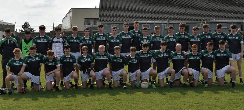 The St Paul's, Oughterard senior football panel which lost out to Patrician Academy, Cork in the All-Ireland Post Primary Schools Senior C football final in Cloughan on Saturday. Back row, left to right: Gareth Molloy, Dylan McDonagh, Eoin Dillon, Oisin Finn, Conor Walsh, Aonghus Feeney, Adam Heffernan, Robert Gill, Matthew Tierney, Cathal Walsh, Aaron McGuire, Ryan Monaghan, Cian Monaghan, Paul Kelly, Luke Fitzpatrick, Cathal Duggan, Shane Joyce, Tom Fox. Front row: Oisin O'Donnell, Joseph O'Flaherty, Daire O'Donnell, Adam Tierney, Cian Walsh, Luke McDonagh, Eoghan Hanley, Oisin Fleming, Patrick Keane, Brian Walsh, Paul Butler, Sam Lawrence, Cillian Tierney, Adam McGuire.