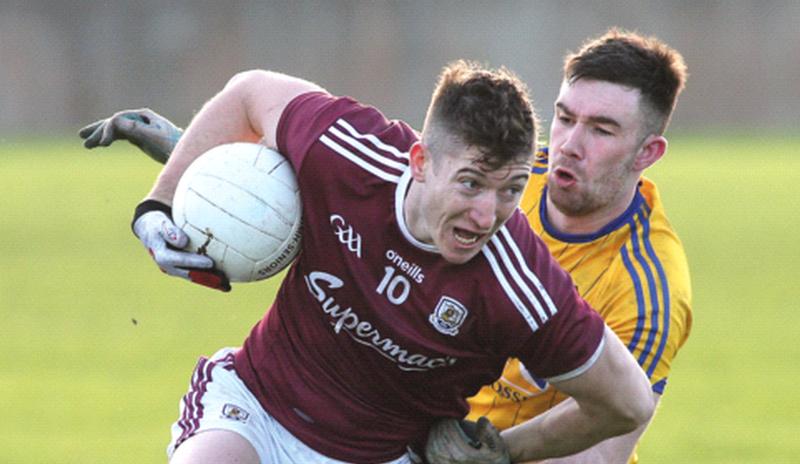 The versatile Johnny Heaney who will be hoping to make a big impression for Galway against hosts London in Sunday's Connacht football championship quarter-final in Ruislip.