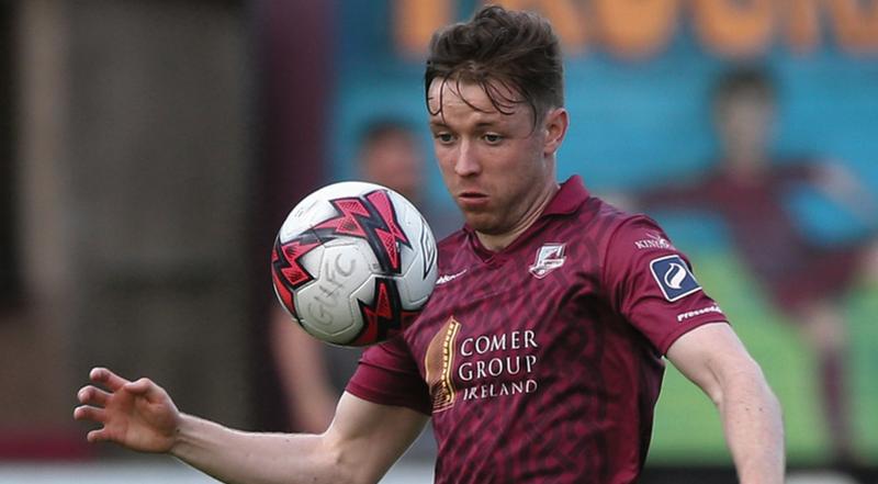 Galway United's Conor Melody who was sent off in their weekend First Division away defeat to Drogheda United.