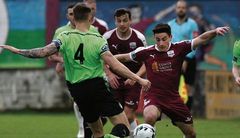 Galway United's Shane Doherty who was on target in their First Division defeat to Limerick at the Markets Field on Saturday.