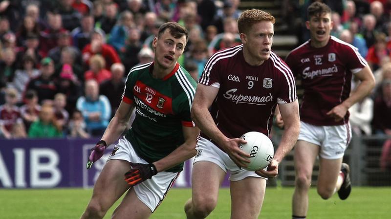 Galway’s Ciaran Duggan and Mayo’s Diarmuid O'Connor who will both miss Saturday's All-Ireland football qualifier at the Gaelic Grounds due to injury.